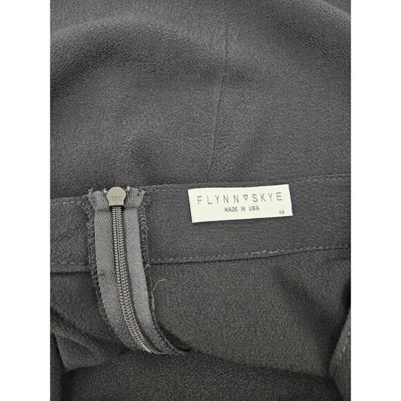 New Flynn Skye Black Rayon Mini Skirt Womens XS A-Line - Picture 4 of 4